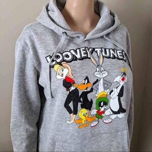 Looney Tunes Tweety Bird Bugs Bunny Marvin The Martian Hoodie, Men's Small